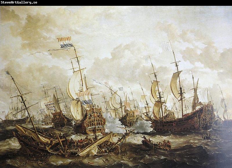 Abraham Storck Four Days Battle, 1-4 June 1666